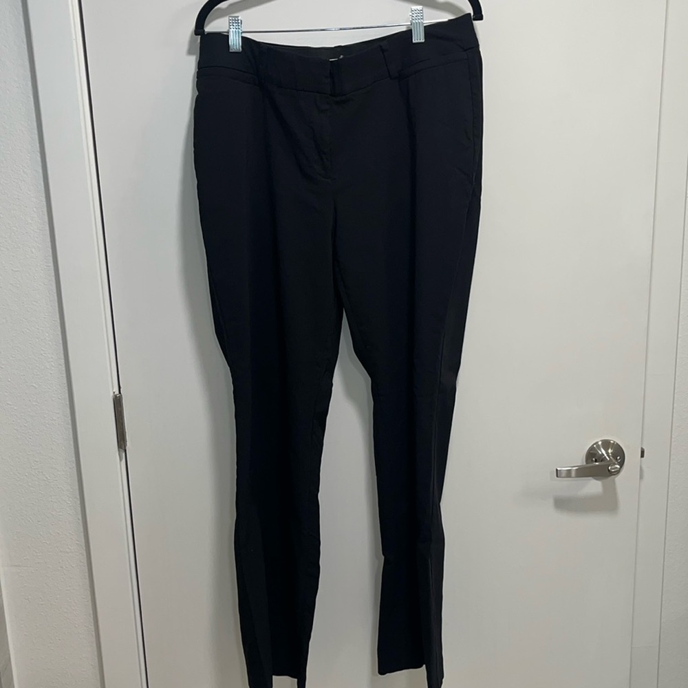 Black business casual pants.